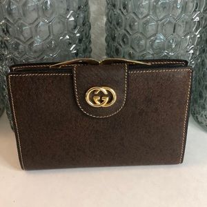 Gucci brown vintage wallet - perfect condition